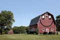 Smiley face barn and shed Royalty Free Stock Photo
