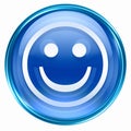 Smiley Face blue