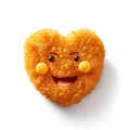 Smiley Face Chicken Nugget Cartoon