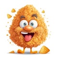 Smiley Face Chicken Nugget Cartoon