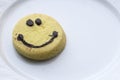 Smiley face cookie Royalty Free Stock Photo