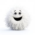 Smiley face happy hairy cartoon emoticon mascot