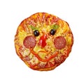 Smiley Faced Pizza