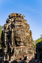 Smiley Faces of Bayon Temple(Angkor Wat) Royalty Free Stock Photo