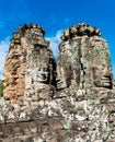 Smiley Faces of Bayon Temple(Angkor Wat) Royalty Free Stock Photo