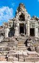 Smiley Faces of Bayon Temple(Angkor Wat) Royalty Free Stock Photo