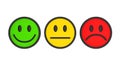 Smiley Faces Icons Isolated Royalty Free Stock Photo