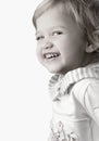 Smiley happy little girl close-up Royalty Free Stock Photo