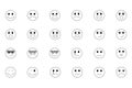 Smiley Line Icons 1