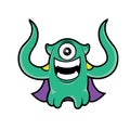 Smiley Monster Royalty Free Stock Photo