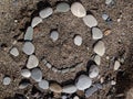 Smiley of stones