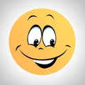 A Smiley type smiley face Royalty Free Stock Photo