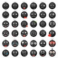 Smileys funny prikolnye che vector eps 10 set