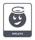 smileys icon in trendy design style. smileys icon isolated on white background. smileys vector icon simple and modern flat symbol