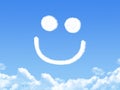 Smilie from cloud Royalty Free Stock Photo