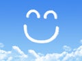 Smilie from cloud Royalty Free Stock Photo