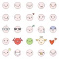 Smilies vector icons