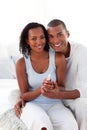 Smiling Afro-american couple Royalty Free Stock Photo