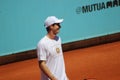 Smiling Andy Murray at the practice Madrid Open 2017.