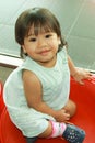 Smiling Asian Baby Girl Royalty Free Stock Photo