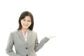 Smiling Asian business woman