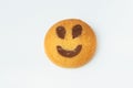 Smiling biscuit cookies