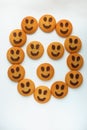 Smiling biscuit cookies