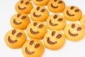 Smiling biscuit cookies