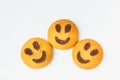 Smiling biscuit cookies