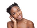 Smiling black beauty Royalty Free Stock Photo