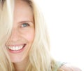 Smiling blond woman Royalty Free Stock Photo