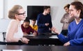 Smiling boys and girls students having conversation at recess Royalty Free Stock Photo