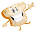 Smiling Bread illustration vector