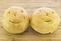 Smiling breads