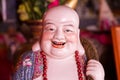 Smiling Buddha - Chinese God of Happiness, Wealth and Lucky Royalty Free Stock Photo