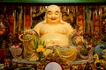 Smiling Buddha - Chinese God of Happiness, Wealth and Lucky Royalty Free Stock Photo