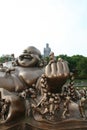 Smiling Buddha statue in Wuxi Royalty Free Stock Photo