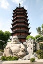 Smiling buddha in Suzhou