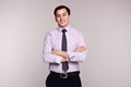 Smiling business man in formal wear. Success. Royalty Free Stock Photo