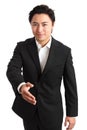 Smiling businessperson in suit and shirt Royalty Free Stock Photo