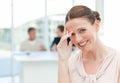 Smiling businesswoman looking at the camera Royalty Free Stock Photo