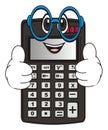 Happy calculator with gesture