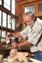 Smiling carpenter Royalty Free Stock Photo