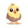 Smiling chick illustration