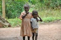 Smiling children in Africa