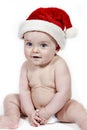 Smiling Christmas baby Royalty Free Stock Photo