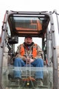 Smiling Construction Worker Royalty Free Stock Photo