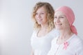 Supporting mother battling breast cancer