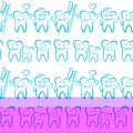 Smiling dental symbols