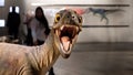 Smiling Dinosaur Exhibit